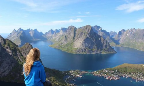 view-contemplate-mountain-water